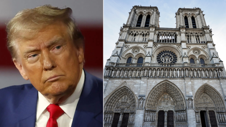 Trump returns to Europe for the 1st time following election win for Notre Dame’s reopening
