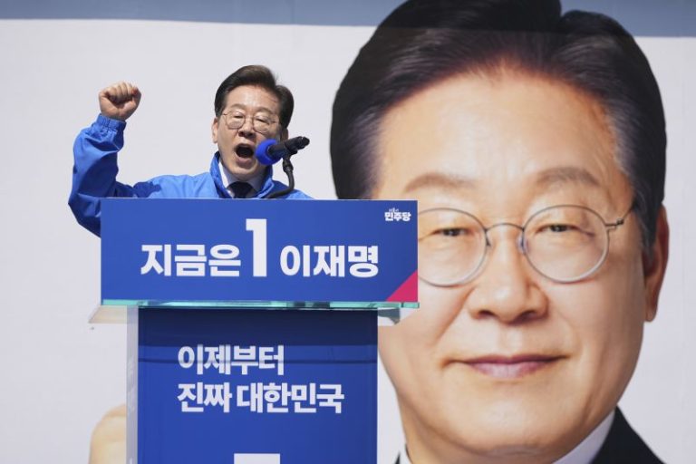 South Korea’s Lee Jae-myung projected to win election after months of political turmoil, exit poll says
