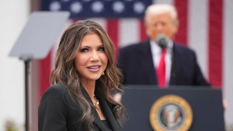 Noem takes aim at Tim Walz for letting his ‘city burn’ in 2020 as she justifies Trump’s LA riot response